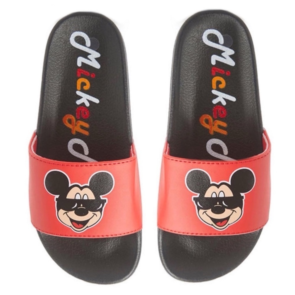DISNEY • Retro Mickey Mouse Flip Flops Casual Sandals Casual